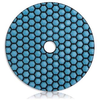 TUSK DRY POLISH PAD *125MM (HONEYCOMB) - 100 GRIT